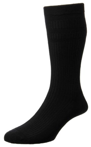 HJ191 Softop Socks Black Shoe size 11-13